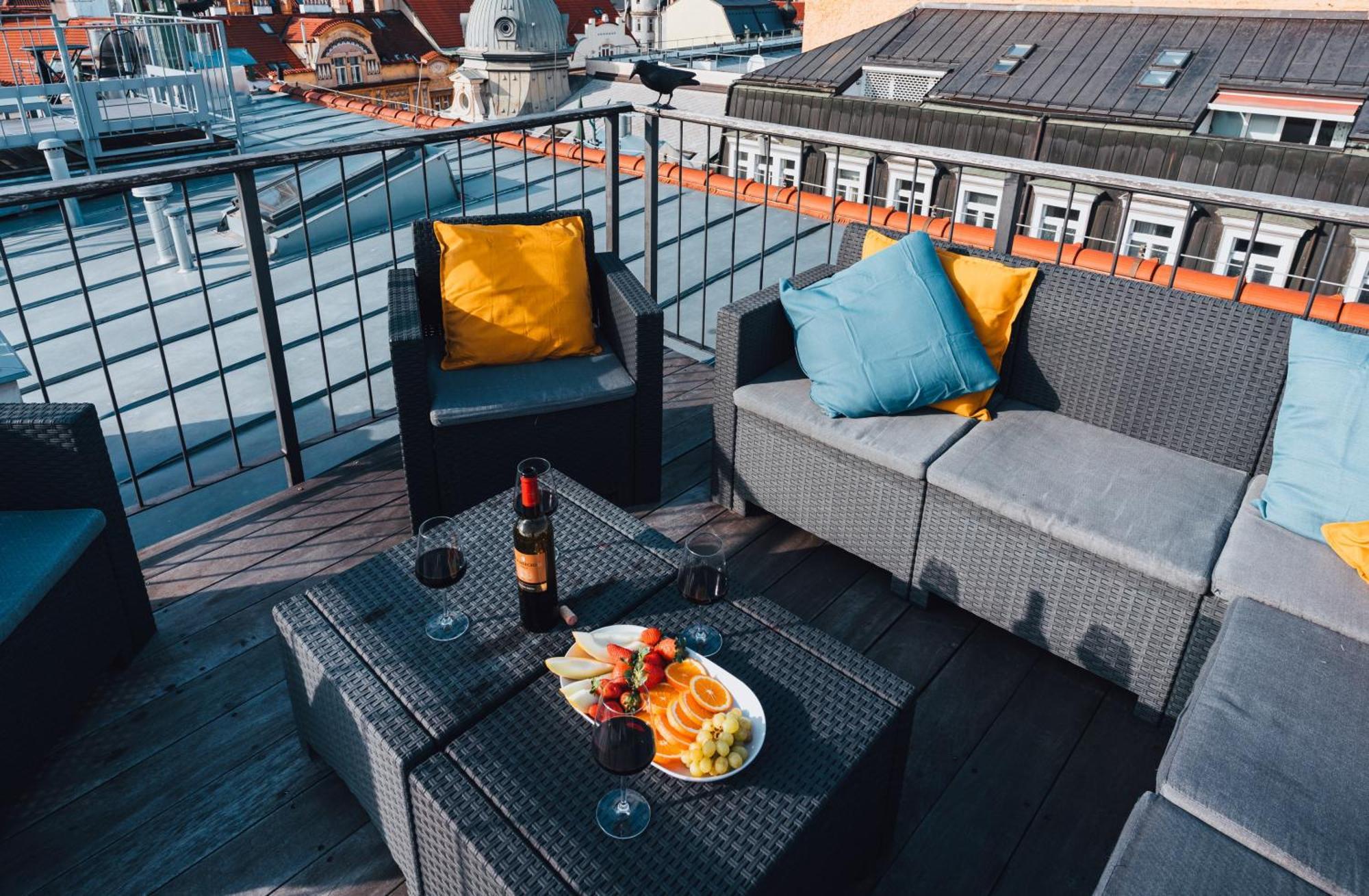 Two-level With A Terrace Near The Vltava River Prague
