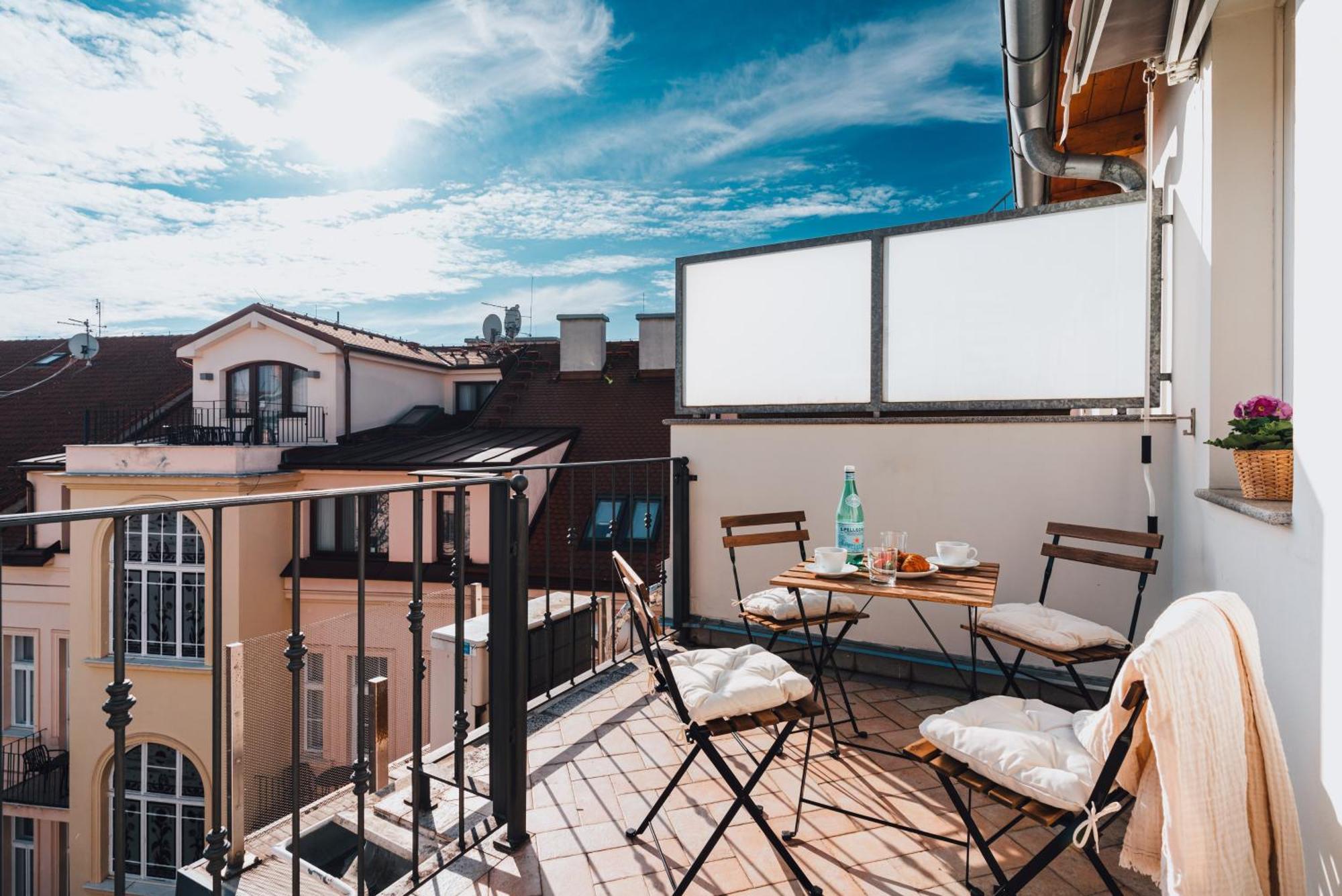 Apartamento Two-level With A Terrace Near The Vltava River